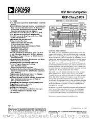 ADSP-21MSP58BST-104 datasheet pdf Analog Devices