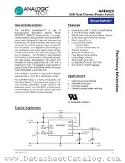 AAT4626IAS-1-B1 datasheet pdf ANALOGIC TECH