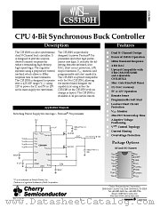 CS5150HGDR16 datasheet pdf Cherry Semiconductor