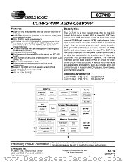 CS7410-CM datasheet pdf Cirrus Logic