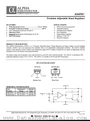AS431 datasheet pdf Alpha Industries Inc