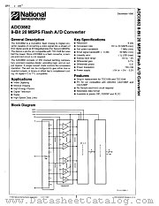 TDC1038N6C datasheet pdf National Semiconductor
