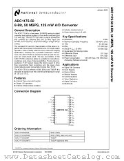 ADC1175-50CIMTX datasheet pdf National Semiconductor