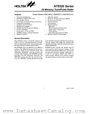 HT9320 datasheet pdf Holtek Semiconductor
