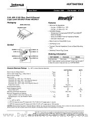 HUF76407DK8 datasheet pdf Intersil