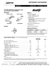 HUF76429S3S datasheet pdf Intersil