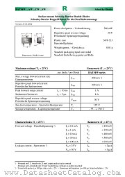 BAT54W datasheet pdf Diotec Elektronische