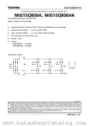 MIG15Q806H datasheet pdf TOSHIBA