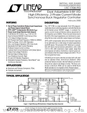 LTC1708EG-PG datasheet pdf Linear Technology