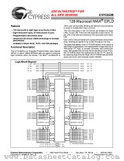 CY7C342B-25RC datasheet pdf Cypress