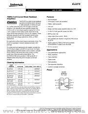 EL2270CS datasheet pdf Intersil