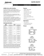 EL8101IWZ-T7A datasheet pdf Intersil