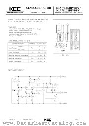KIA78L datasheet pdf Korea Electronics (KEC)