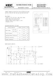 KIA78S datasheet pdf Korea Electronics (KEC)