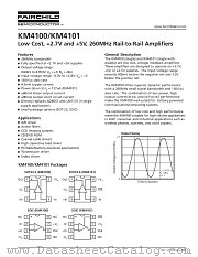 KM4101IT6 datasheet pdf Fairchild Semiconductor