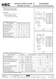 KTA1242 datasheet pdf Korea Electronics (KEC)
