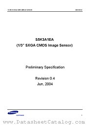 S5K3A1EA03 datasheet pdf Samsung Electronic
