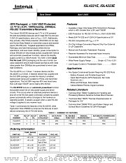ISL4223EIR-T datasheet pdf Intersil