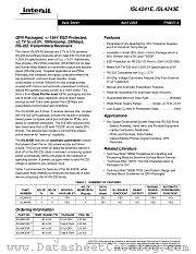 ISL4241EIR-T datasheet pdf Intersil