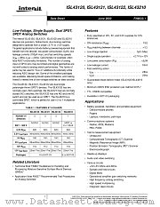 ISL43121IH-T datasheet pdf Intersil