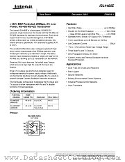 ISL4485 datasheet pdf Intersil