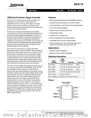 ISL6119LIB datasheet pdf Intersil