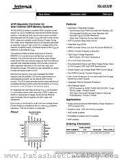 ISL6532BCR datasheet pdf Intersil