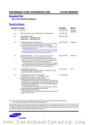 K9F2808U0A-YIB0 datasheet pdf Samsung Electronic