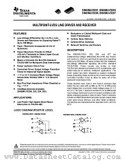 SM65MLVD203D datasheet pdf Texas Instruments