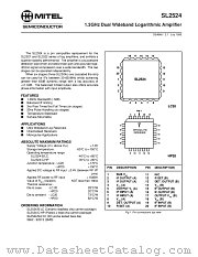 SL2524LC datasheet pdf Mitel Semiconductor