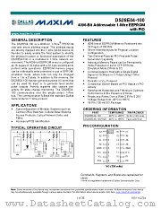 DS28E04S-100 datasheet pdf MAXIM - Dallas Semiconductor