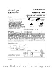 IR2181PBF datasheet pdf International Rectifier