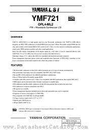 YMF721 datasheet pdf LSI Computer Systems