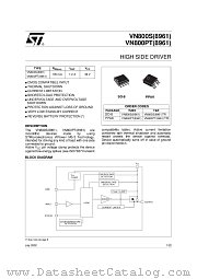 VN800PTTR datasheet pdf ST Microelectronics