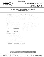 UPD72042 datasheet pdf NEC