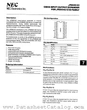 UPD82C43 datasheet pdf NEC