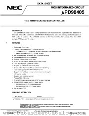 UPD98405 datasheet pdf NEC