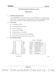 TMP82C53 datasheet pdf TOSHIBA