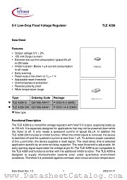 TLE4299GM datasheet pdf Infineon
