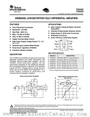 THS4502IDRB datasheet pdf Texas Instruments