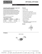 RFP15N06L datasheet pdf Fairchild Semiconductor
