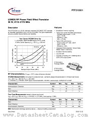 PTF210301 datasheet pdf Infineon