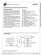 PC87109VBE datasheet pdf National Semiconductor