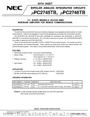 UPC2745 datasheet pdf NEC