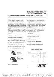 ZXCL400H5 datasheet pdf Zetex Semiconductors
