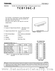 TCD136C-2 datasheet pdf TOSHIBA