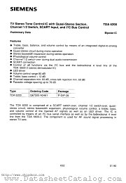 TDA6200 datasheet pdf Siemens
