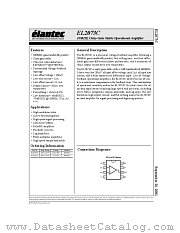 EL2073 datasheet pdf Elantec Semiconductor