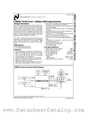 LM9831CCVJDX datasheet pdf National Semiconductor