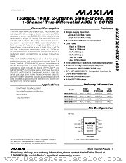 MAX1086EKA-T datasheet pdf MAXIM - Dallas Semiconductor